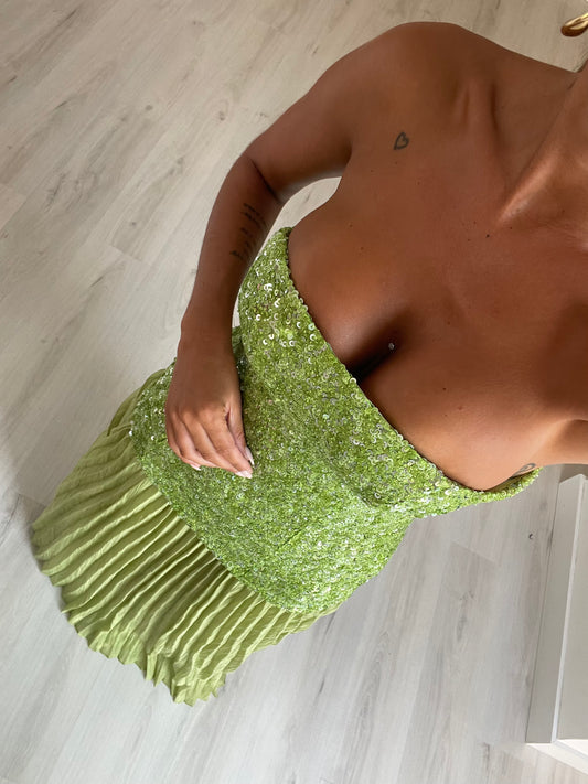 Vestido Violeta - verde