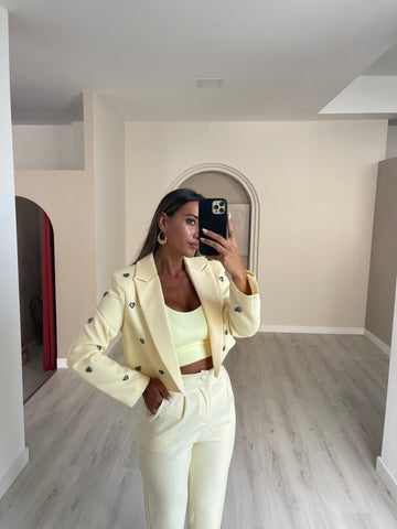 Top amarelo