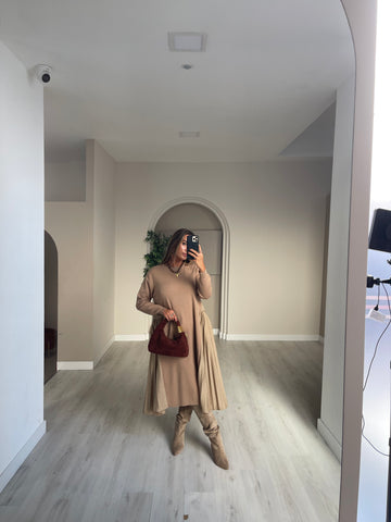 Vestido Apúlia - camel