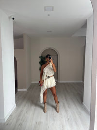 conjunto top + calção boho
