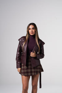 Vestido Aurora - Bordeaux