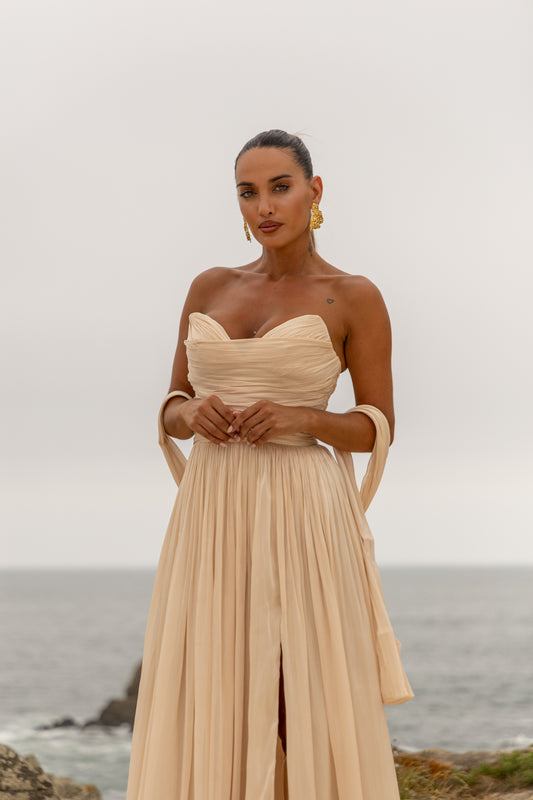 Vestido Zamora - Bege