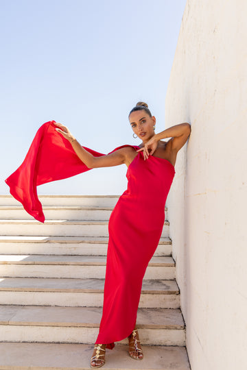 Vestido Castilho - Fuscia