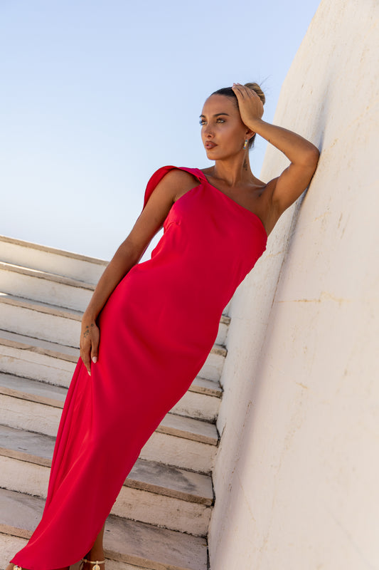 Vestido Castilho - Fuscia