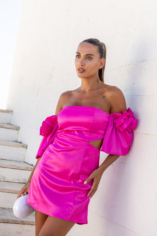 Vestido Furtado - Fúcsia