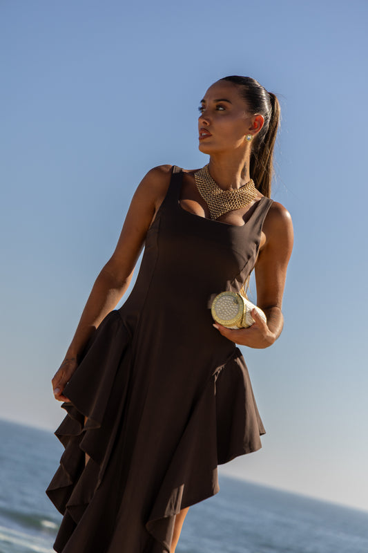 Vestido Loureiro - Castanho