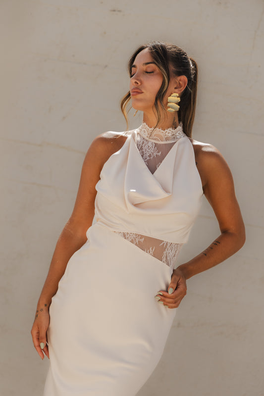 Vestido Nantes - Bege