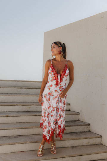 Vestido Colónia - Vermelho