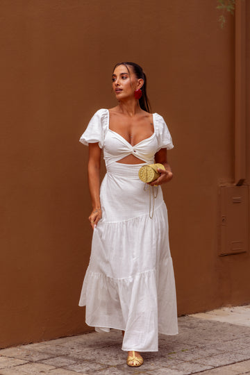 Vestido Ellie c/manga - Branco