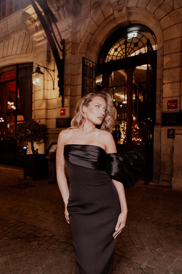 Vestido bandage c/ uma manga