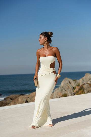 Vestido Marroco - bege