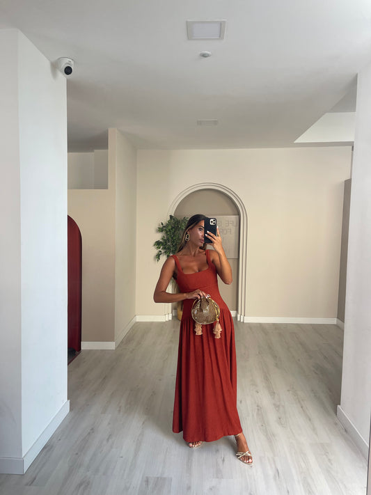 Vestido Lili - tijolo