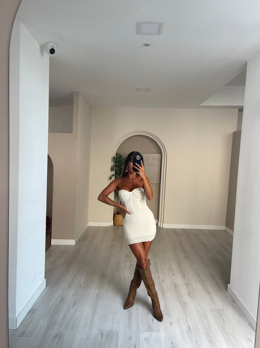 Vestido Liverpool - bege
