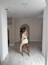 conjunto top + calção boho