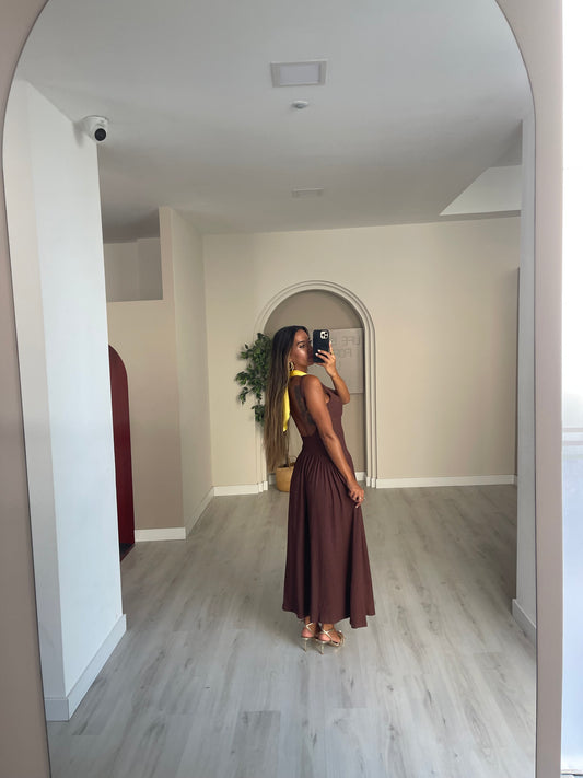 Vestido Lili - castanho
