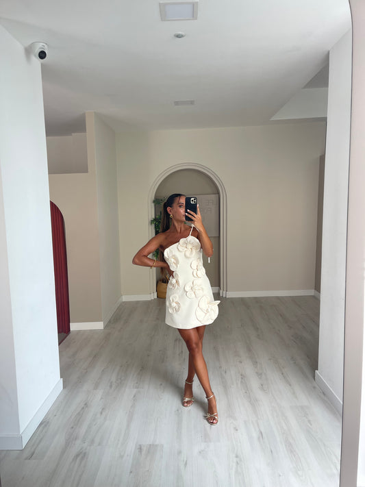 Vestido Clara - bege