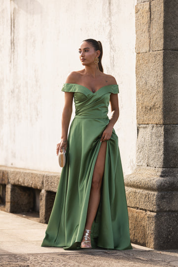 Vestido Bagda - Verde Seco