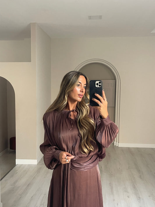 Vestido Manaus - castanho