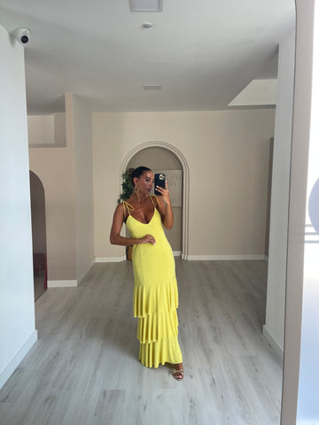 Vestido Sevilha - amarelo