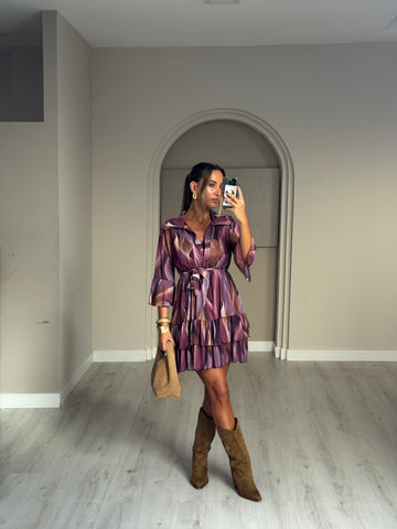 Vestido Isis - Beringela