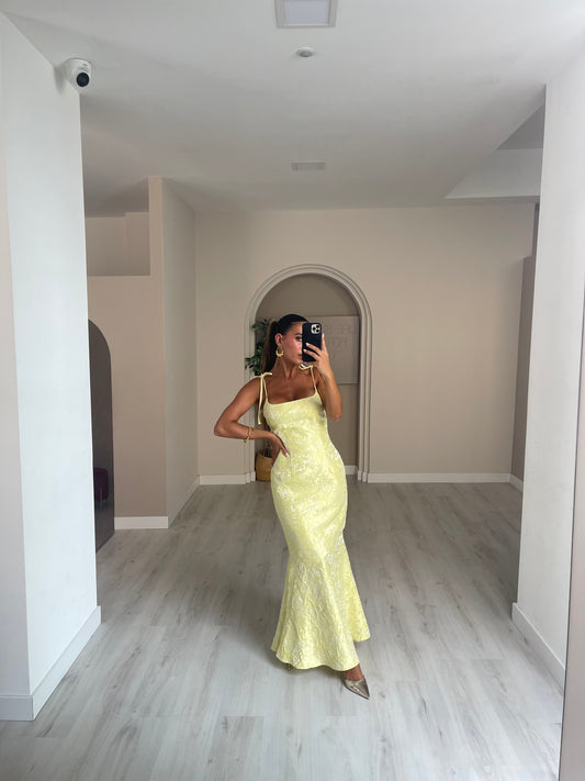 Vestido Aura - amarelo