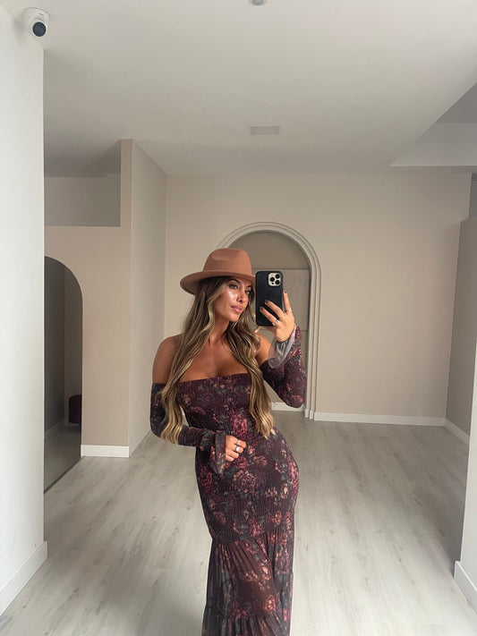 Vestido Colômbia - castanho