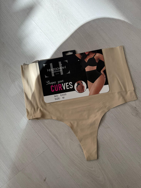 Cueca Cinta Subida Redutora - Bege