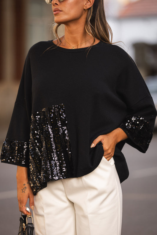 Camisola Lua - preta