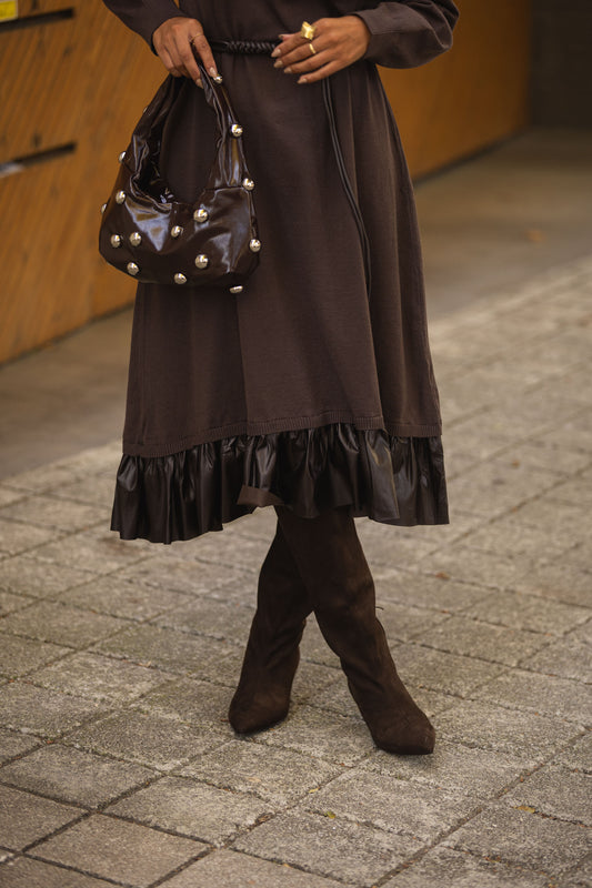 Vestido Carlota - castanho