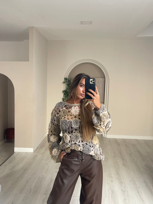 Camisola Morgan - tons terra