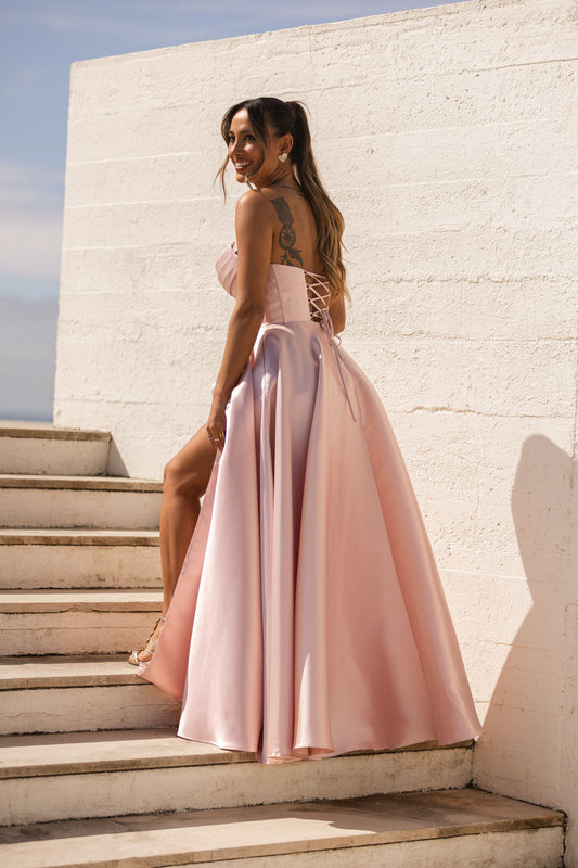 Vestido Verona c/ Brilhos - Rosa