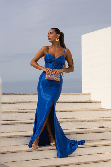 Vestido Sardenha - azulão