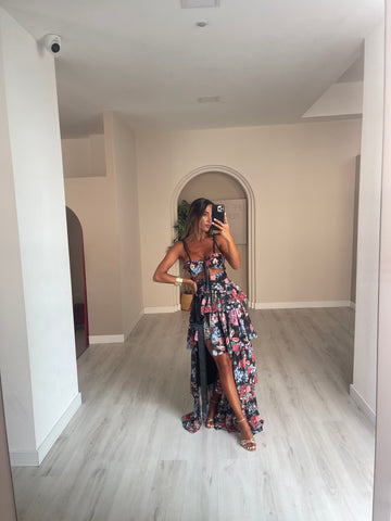 Conjunto vestido + saia