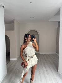 conjunto top + calção boho