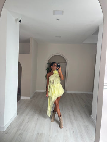conjunto top + calção boho - amarelo