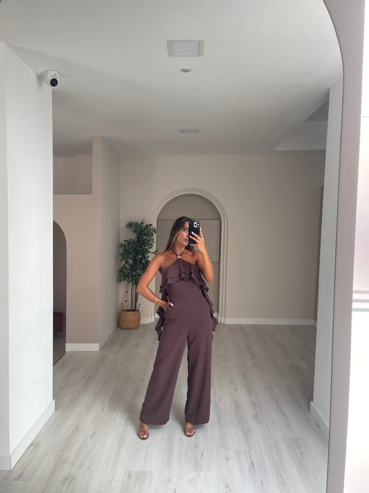 Jumpsuit Louise - castanho