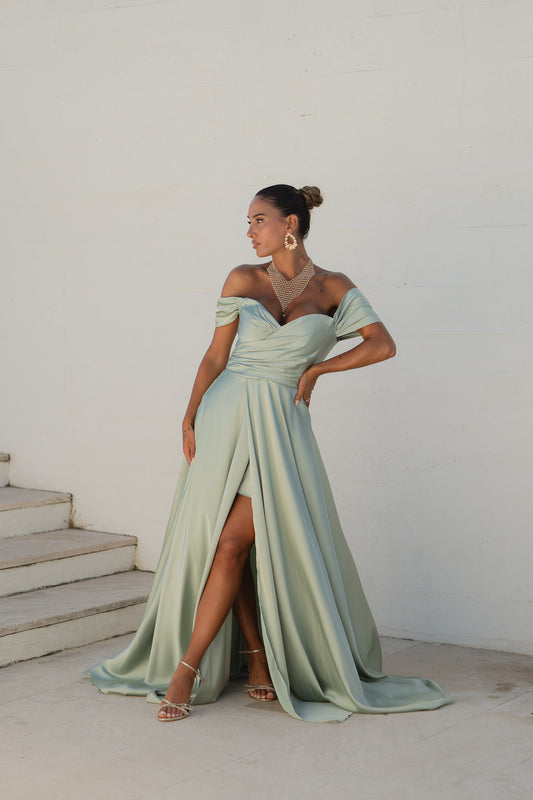 Vestido Paraty - verde água