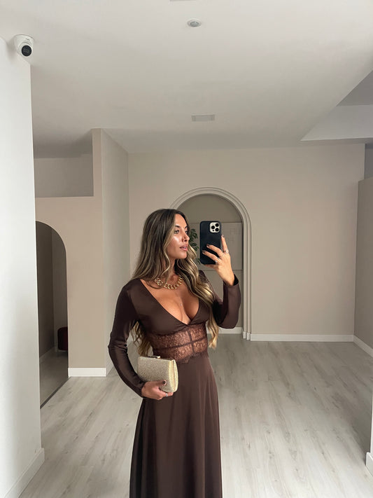 Vestido Nordeste - castanho