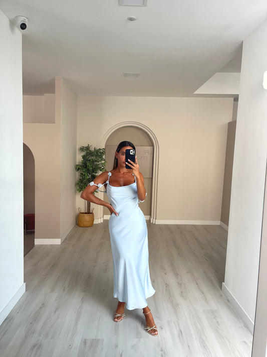 Vestido Musa - azul bebé