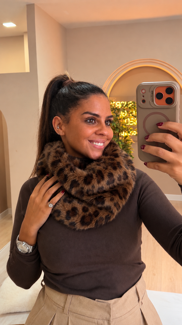 Gola pêlo leopardo