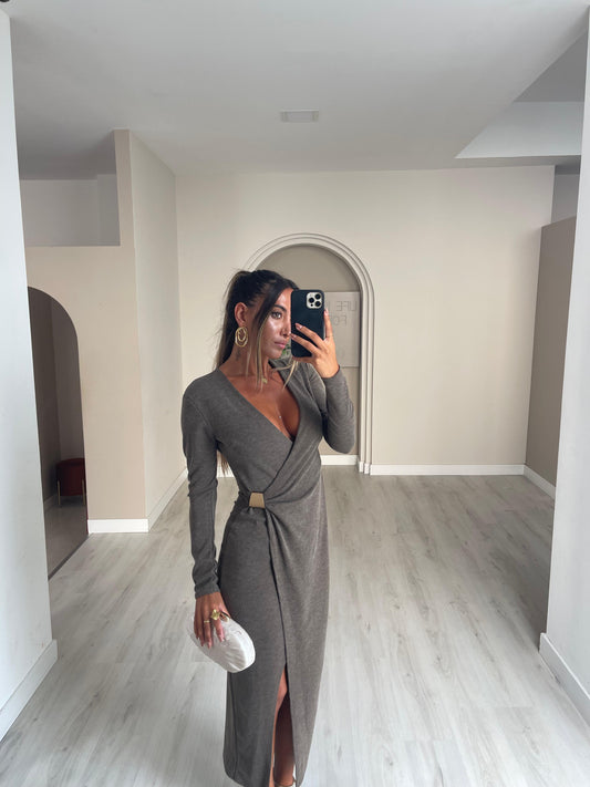 Vestido Kira - taupe