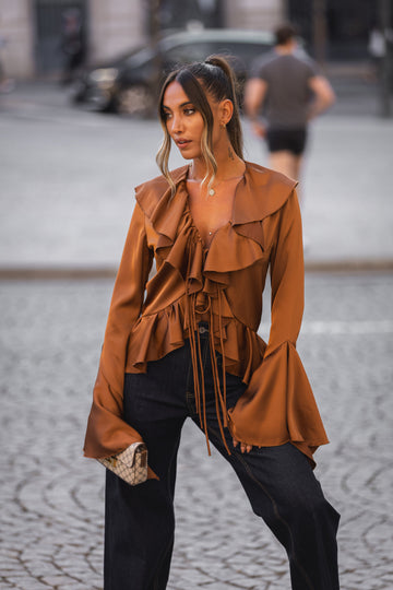 Blusa Leonor - camel
