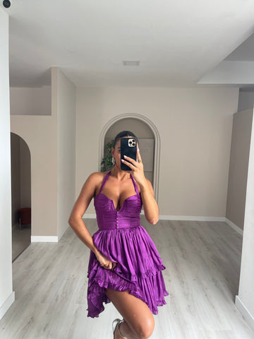 Vestido Marie - Roxo