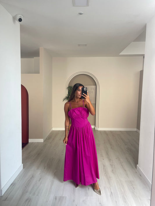 Vestido Pétala - violeta