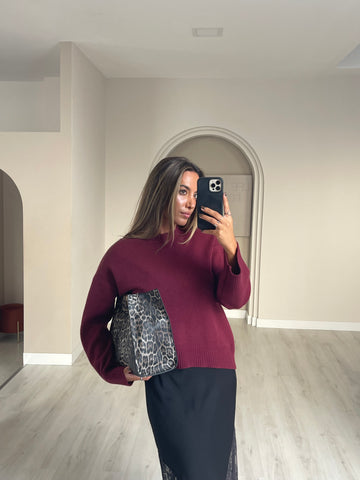 Camisola Ana - Bordeux