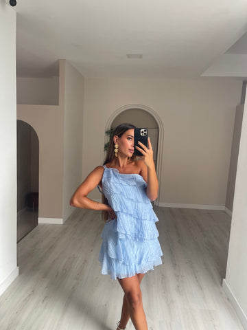 Vestido Bahia - azul bebé