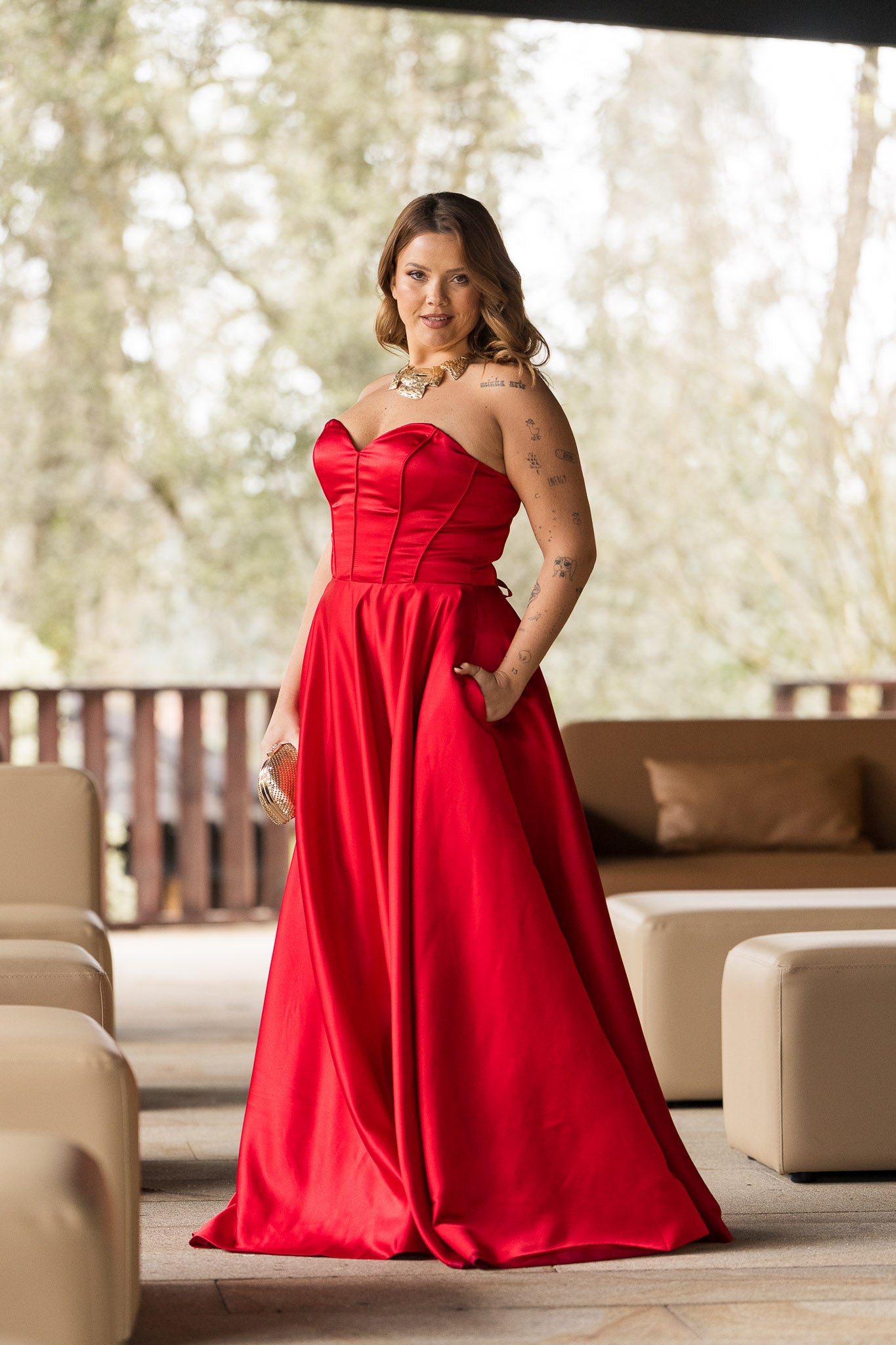 Vestido Alicante - Vermelho