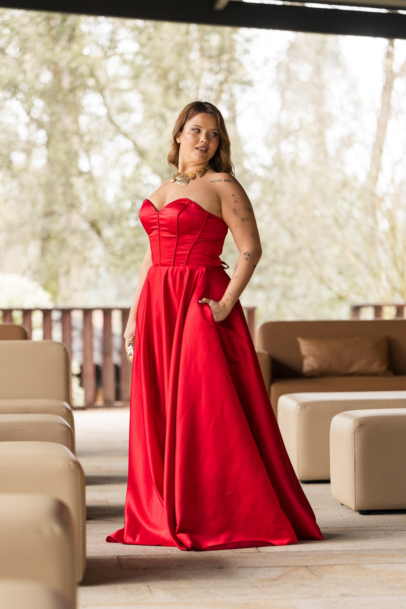 Vestido Alicante - Vermelho