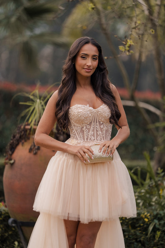 Vestido Andorra - Bege