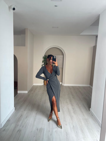 Vestido Kira - cinza